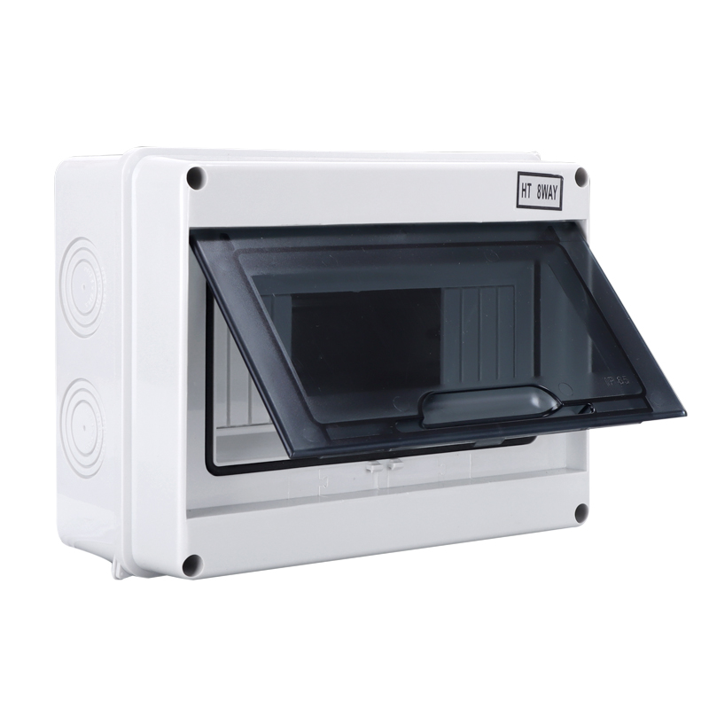 Centro De Carga Riel Din 6 a 8 Pos. Reforzado, Empotrado/Sobreponer, Ip65 SolarOne