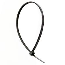 [C4.5x300UL] Cinchos 4.5x300mm, 55 libras, negros de Naylon IP68, norma UL, 100 piezas, (Info. caja c/150) SolarOne