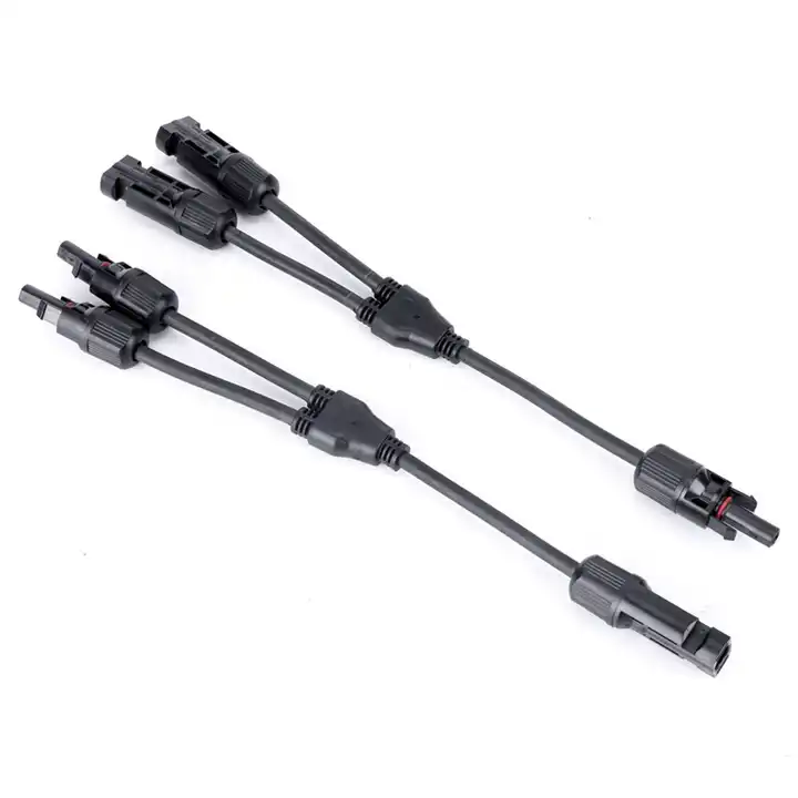MC4 Y-2 par de conectores, Waterproof for PV IP67 1,000VDC (5 juegos) SolarOne