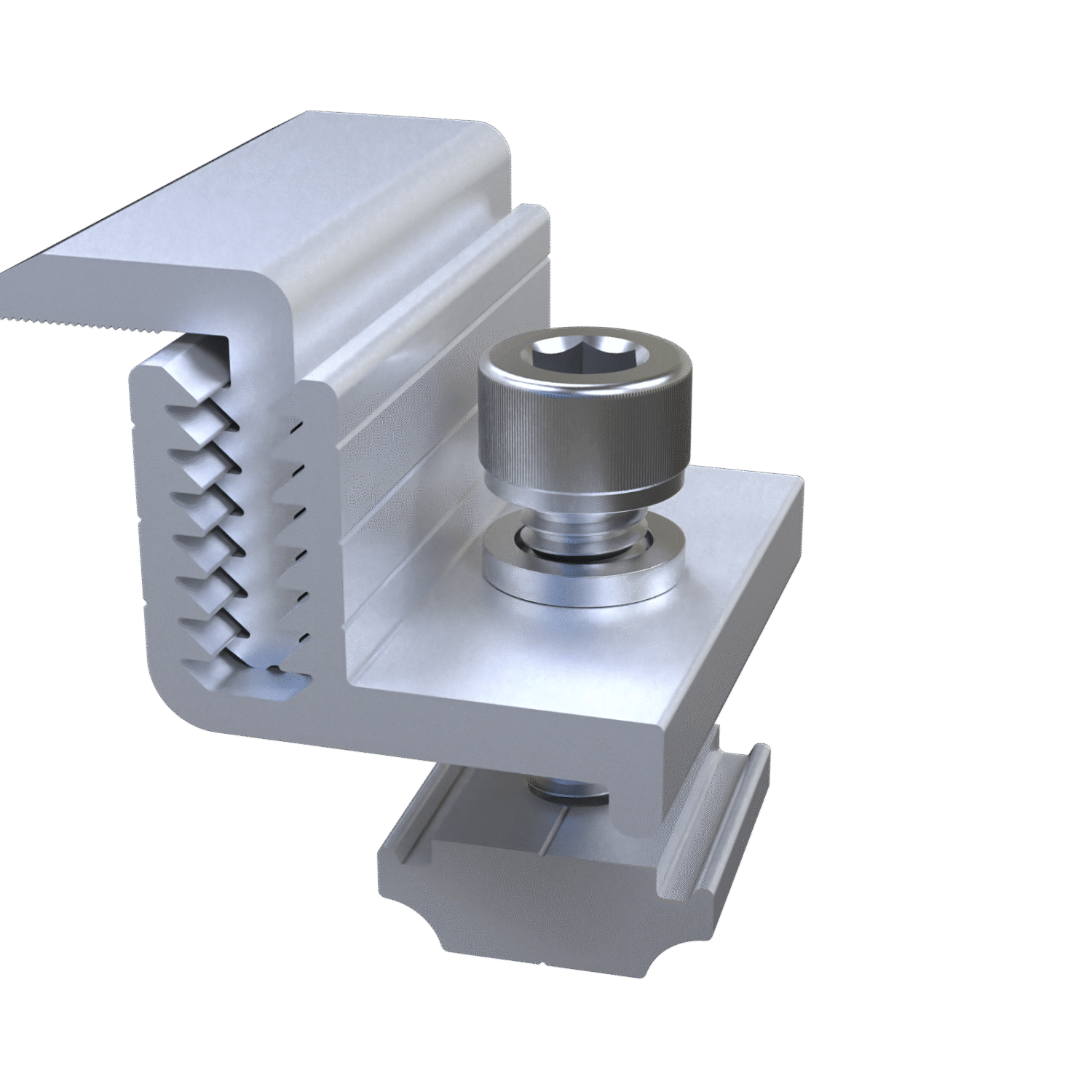 Adjustable End Clamp - UL2703 AlumiOne